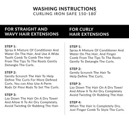 Stasia Street Clip-In 20 Inch Curly Burgundy Side Patches - Set Of 5 image 2