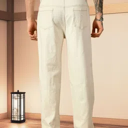 Mevan Men Classic Regular Fit Mid-Rise Stretchable Jeans image 3