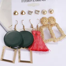 Arzonai Contemporary Hoop Earrings-picture-24