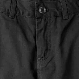 R&B Kids Black Regular Fit Trousers image 4