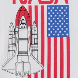 R&B Boys White Cotton Graphic Print T-Shirt image 5