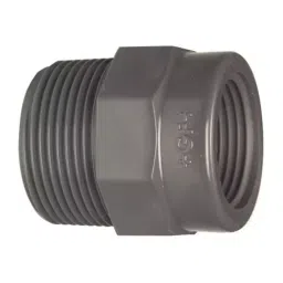 Georg Reducer Fischer Plastic Pipe Fitting Straight Threaded R 25.4 mm (1 inch) to Rp 19.05 (3/4 inch), 721910841 (Pack of 2)-image-82