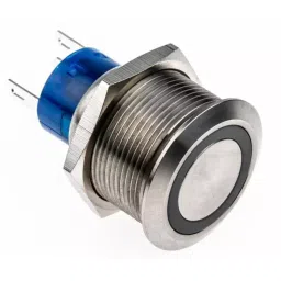 RS PRO Illuminated Push Button Switch Momentary 22.2 mm Cutout SPDT Red LED 250 V AC, 1759328-picture-43