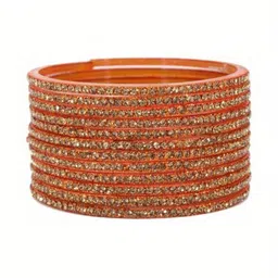 LLL FASHION Set Of 12 Zircon-Studded Bangles image 2