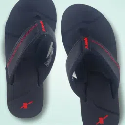 Sparx Men's Black Flip Flops-picture-1
