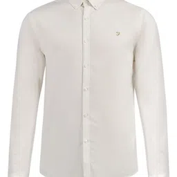 Farah Men Solid Button-Down Collar Cotton Casual Shirt image 4