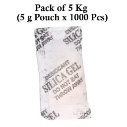 Ecofresh 5 g Silica Gel Beads in Paper Pouch White Color Desiccant for Absorbing Moisture (Pack of 1000 Pcs) image 2