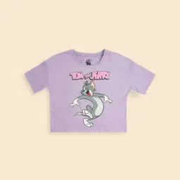 Pantaloons Junior Lavender Printed T-Shirt-picture-43