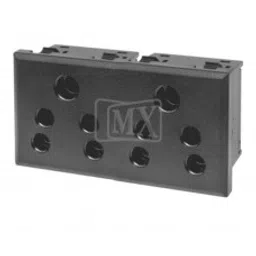 MX 2 Socket Snap Mounting AC Socket Indian Standard PC Molding 6 Amp 250V (MX-3122A)-picture-29