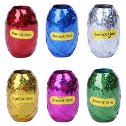 Bubble Trouble Lot Balloon Curling Ribbon Roll DIY Gifts Crafts Foil Curling for Wedding Birthday Gift Wrapping Ribbons for Decoration - Pack of 6-picture-16