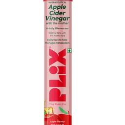 PLIX Apple Cider Vinegar Effervescent Tablet with Mother for Overall Wellbeing | Pack of 1 (Apple), 15 Tablets-picture-10