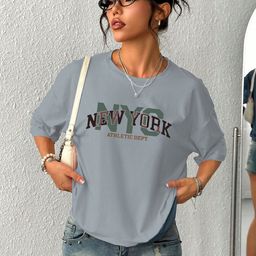 SZN Women Typography Printed T-shirt-picture-7