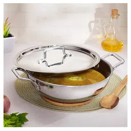 Inalsa Cookware Platinum Triply Fry Pan 2 L Induction Friendly Small- Silver image 4