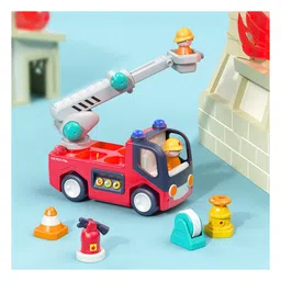 NEGOCIO Educational Interactive Fire Station for Toddlers Sound Lights - COLOR MAY VARY image 4