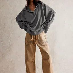 LULU & SKY Reverse-Stitch Oversized Sweatshirt-picture-18