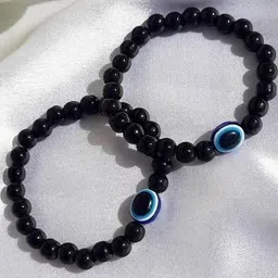 Divine souvenirs Unisex Set Of 2 Artificial Beaded Elasticated Bracelet-picture-15