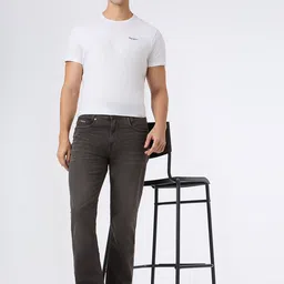 Pepe Jeans Men Regular Fit Mid-Rise Light Fade Stretchable Jeans image 4