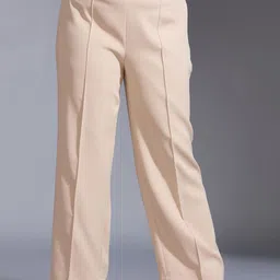 20Dresses Women Plus Size High-Rise Straight Fit Trousers-image-1