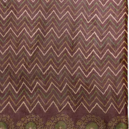 SHANVIKA Leheriya Pure Cotton Block Print Saree image 5
