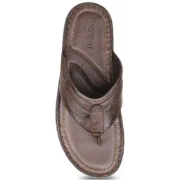 Mochi Men's Brown Thong Sandals image 3