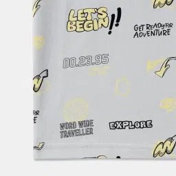 R&B Boys Grey Cotton Printed T-Shirt image 4