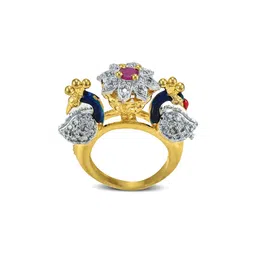 CHARMS Gold-Plated Alloy Cubic Zirconia Finger Ring-picture-39