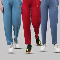 Vimal Jonney Multicolor Cotton Track Pants - Pack of 3-picture-33