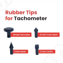 Systems Tech HTM-890 Tachometer, Reflective Tapes & Rubber Tips Set image 3