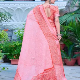 Anouk Bandhani Printed Zari Bandhani Saree image 4