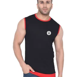Blisstone Men Solid Round Neck Slim Fit T-shirt-image-81