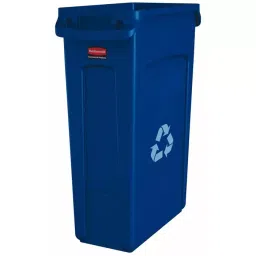RUBBERMAID Slim Jim 87L Blue PE Waste Bin, FG354007BLUE-picture-40