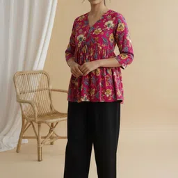 Bhoolft Floral Print Empire Top-picture-12