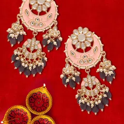 LAIDA Gold-Plated Classic Chandbalis Earrings image 2