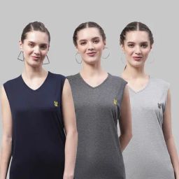 Vimal Jonney Multicolor Cotton T-Shirt - Pack of 3-picture-42