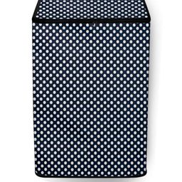 The Furnishing Tree Washing Machine Cover Polka dot Pattern Navy Compatible for Whirlpool 7.5 Kg Fu-picture-3