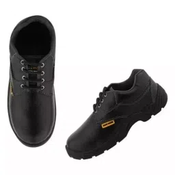 Elecant Steel Toe Safety Shoes Mid Ankle Size UK 8 Black-picture-32