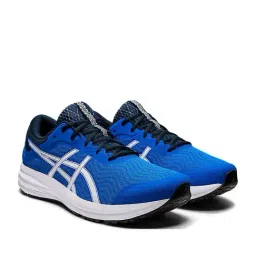 Asics Men's Electric Blue & White Running Shoes image 2