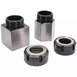 Buyohlic International ER-32 Caliper Block Adapter with Square and Hex Shank Precision ID Ground Design Blue Color for CNC Lathe Machine, P5-3N3J-NVDT (Pack of 2)-picture-36