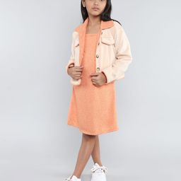 taffykids Puff Sleeve A-Line Dress-picture-22