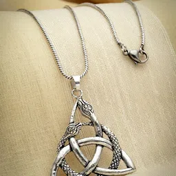 Sanjog Silver-Plated Pendant With Chain-picture-23