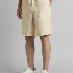 Simon Carter London Beige Regular Fit Shorts image 3