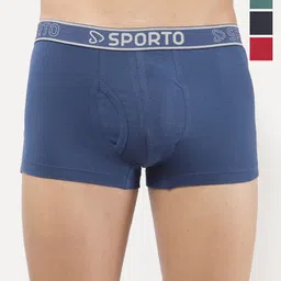 Sporto by Macho Pack Of 4 Combed Cotton Trunk-picture-6