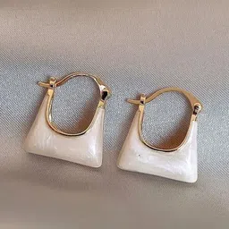 Aurum & You Gold Plated Contemporary Korean Drop Earrings-picture-18