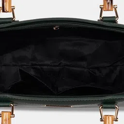 Forever Glam by Pantaloons PU Structured Shoulder Bag with Tasselled image 4