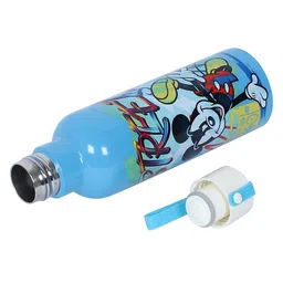 Disney by Gluman Mickey Stainless Steel Double Walled Mizu Water Bottle Blue  - 500 ml image 3