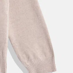Femea Full Sleeves Solid Skivvy Sweater - Skin image 5