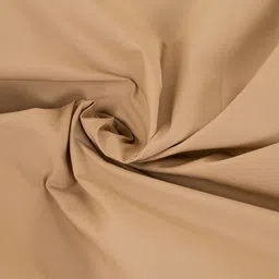 MASPAR Beige Solid 200 TC Cotton 1 Queen Bedsheet with 2 Pillow Covers image 3