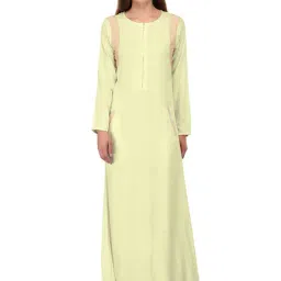 PATRORNA Cream Color-Block Gown-picture-35
