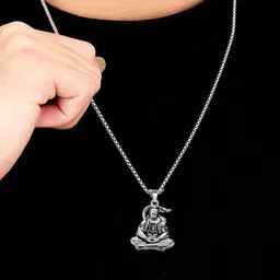 M Men Style Silver-Plated Geometric Pendants image 5