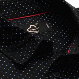 Being Human Slim Fit Polka Dot Printed Pure Cotton Casual Shirt image 5
